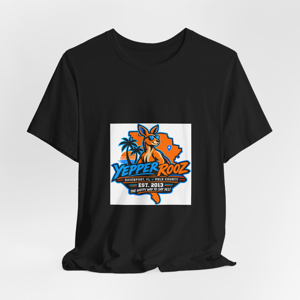 Yeppers Rooz Florida Surf Logo T-Shirt — Retro Beach Palm Tee