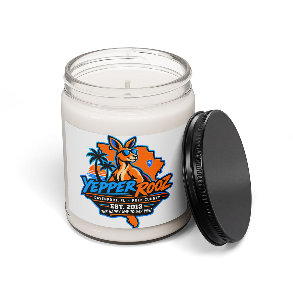 Yeppers Rooz Scented Soy Candle — Florida Beach Vanilla (9 oz)
