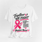 Together We Fight Breast Cancer Awareness T-Shirt — Support, Hope & Survivors