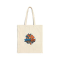 Vintage Beach Logo Canvas Tote — 'Yepper Rooz' Palm Tree Design