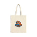 Vintage Beach Logo Canvas Tote — 'Yepper Rooz' Palm Tree Design