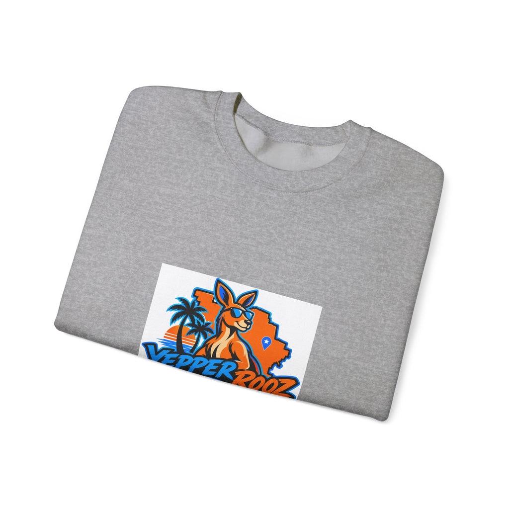 Sweatshirt - Yepper Rooz Florida Orange Beach Logo Crewneck