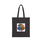 Vintage Beach Logo Canvas Tote — 'Yepper Rooz' Palm Tree Design