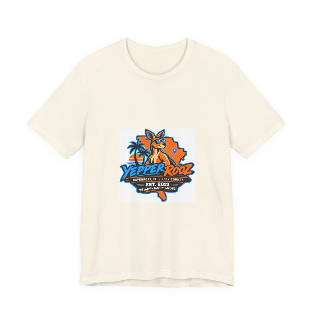 Yeppers Rooz Florida Surf Logo T-Shirt — Retro Beach Palm Tee