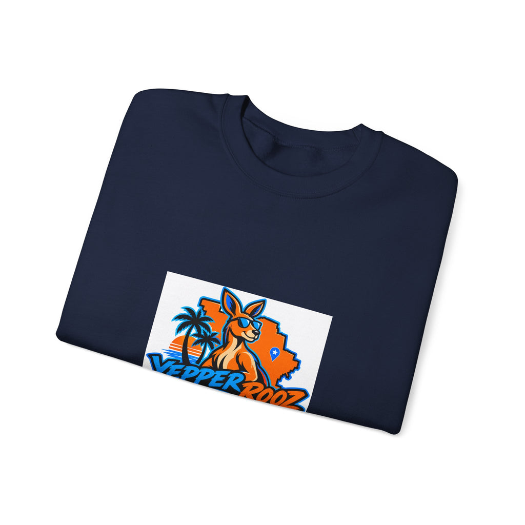 Sweatshirt - Yepper Rooz Florida Orange Beach Logo Crewneck