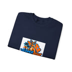 Sweatshirt - Yepper Rooz Florida Orange Beach Logo Crewneck