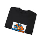 Sweatshirt - Yepper Rooz Florida Orange Beach Logo Crewneck