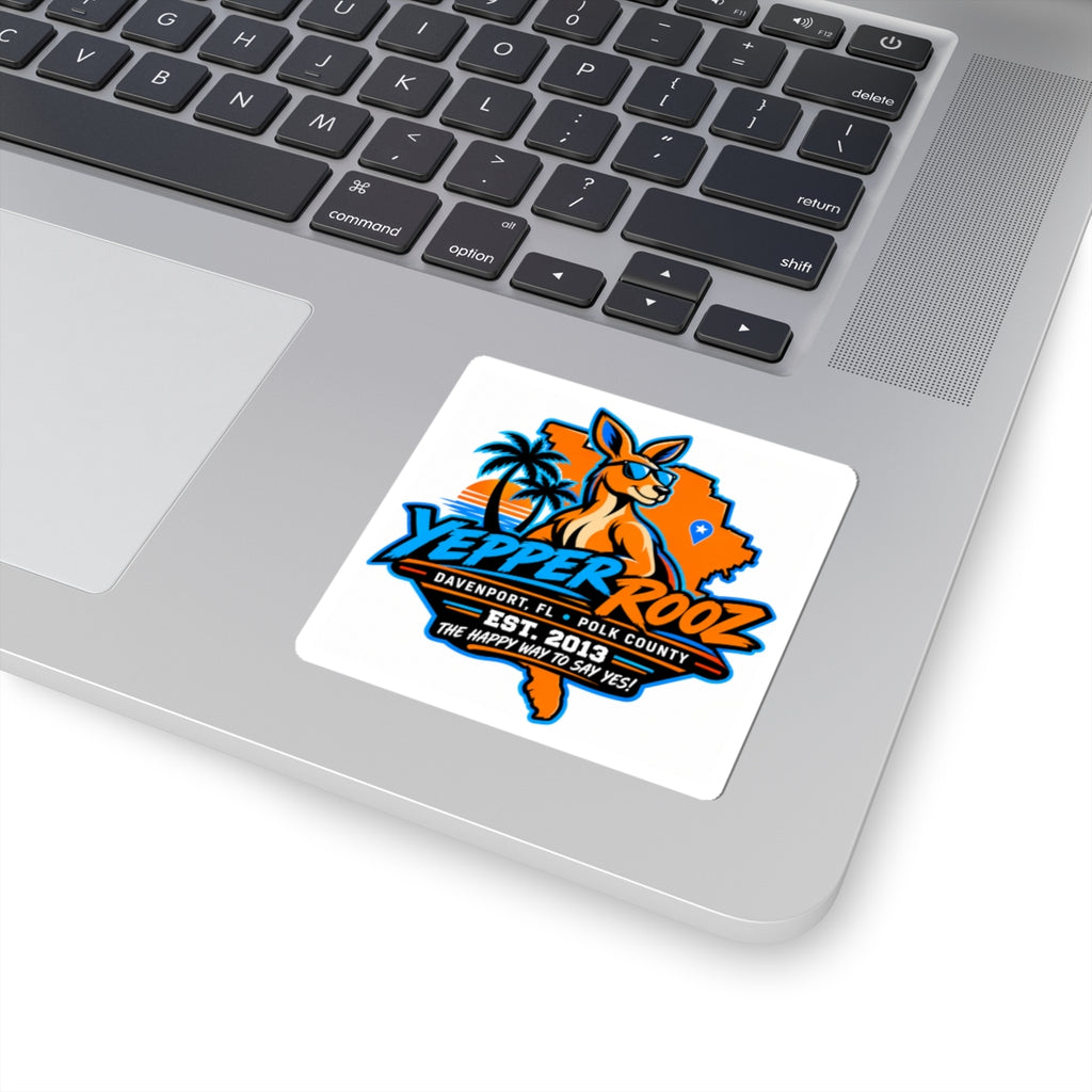 Yeppers Rooz Florida Logo Kiss-Cut Sticker — Davenport, FL Polk County Souvenir