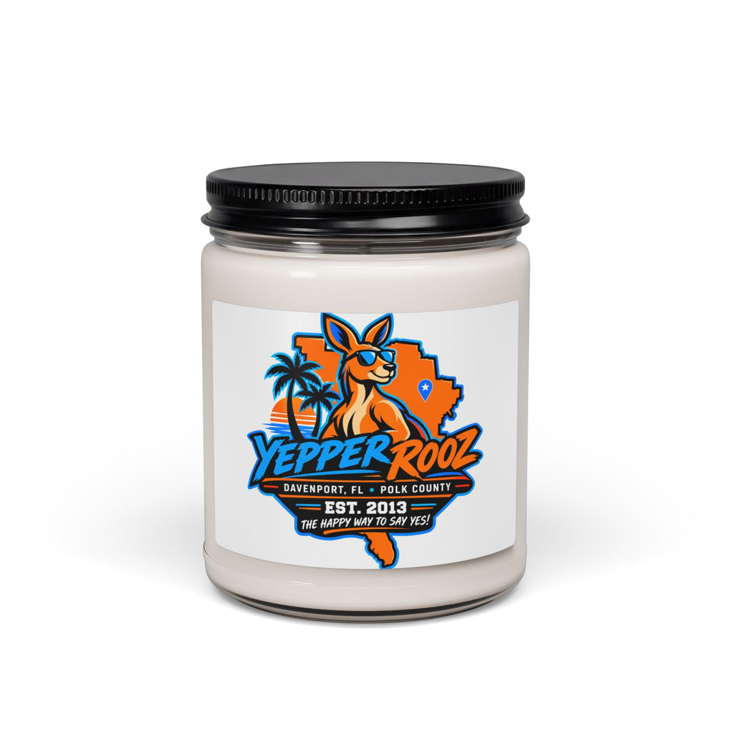 Yeppers Rooz Scented Soy Candle — Florida Beach Vanilla (9 oz)