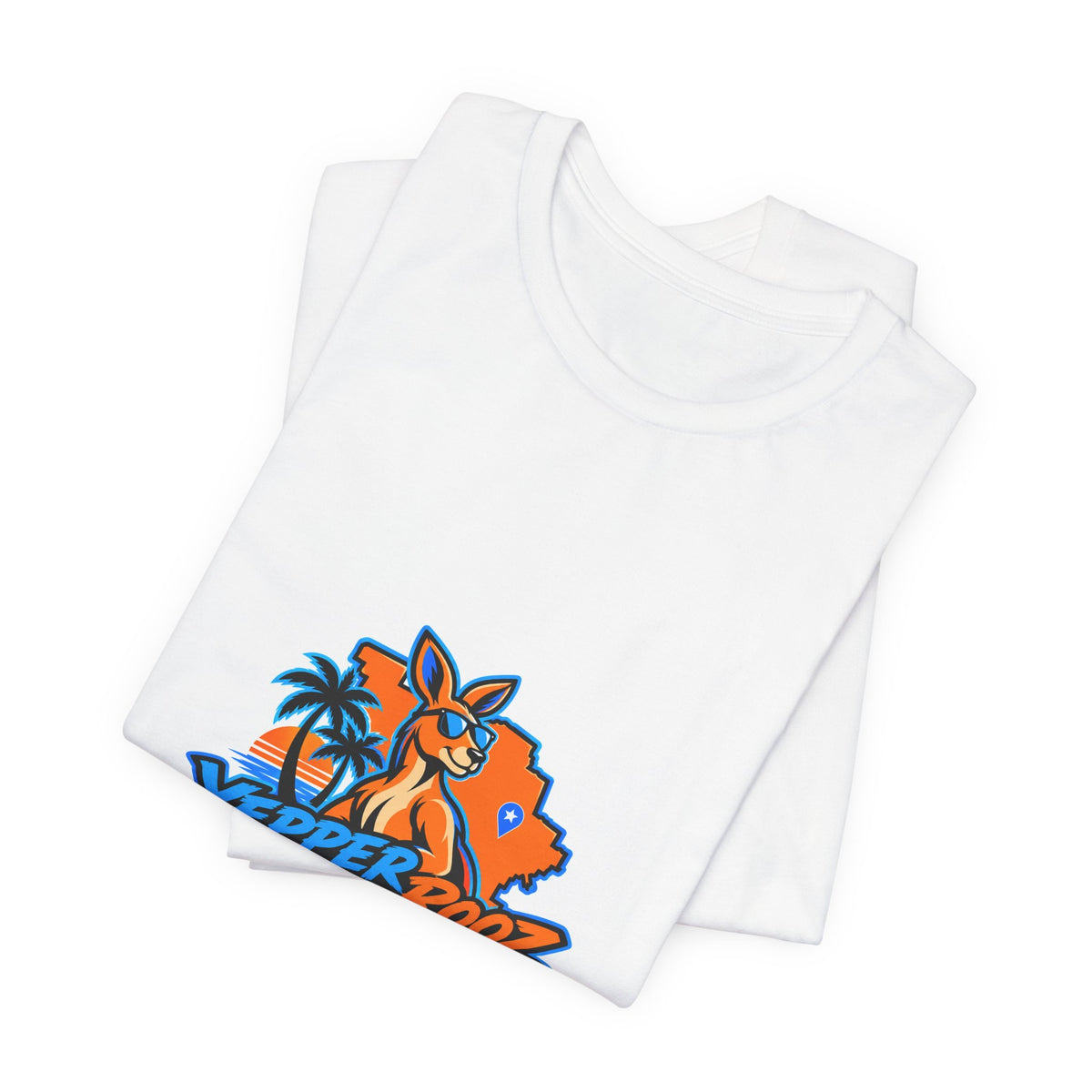 Yeppers Rooz Florida Surf Logo T-Shirt — Retro Beach Palm Tee