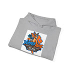 Yeppers Rooz Florida Logo Hoodie — Retro Orange & Palm Tree Graphic Sweatshirt