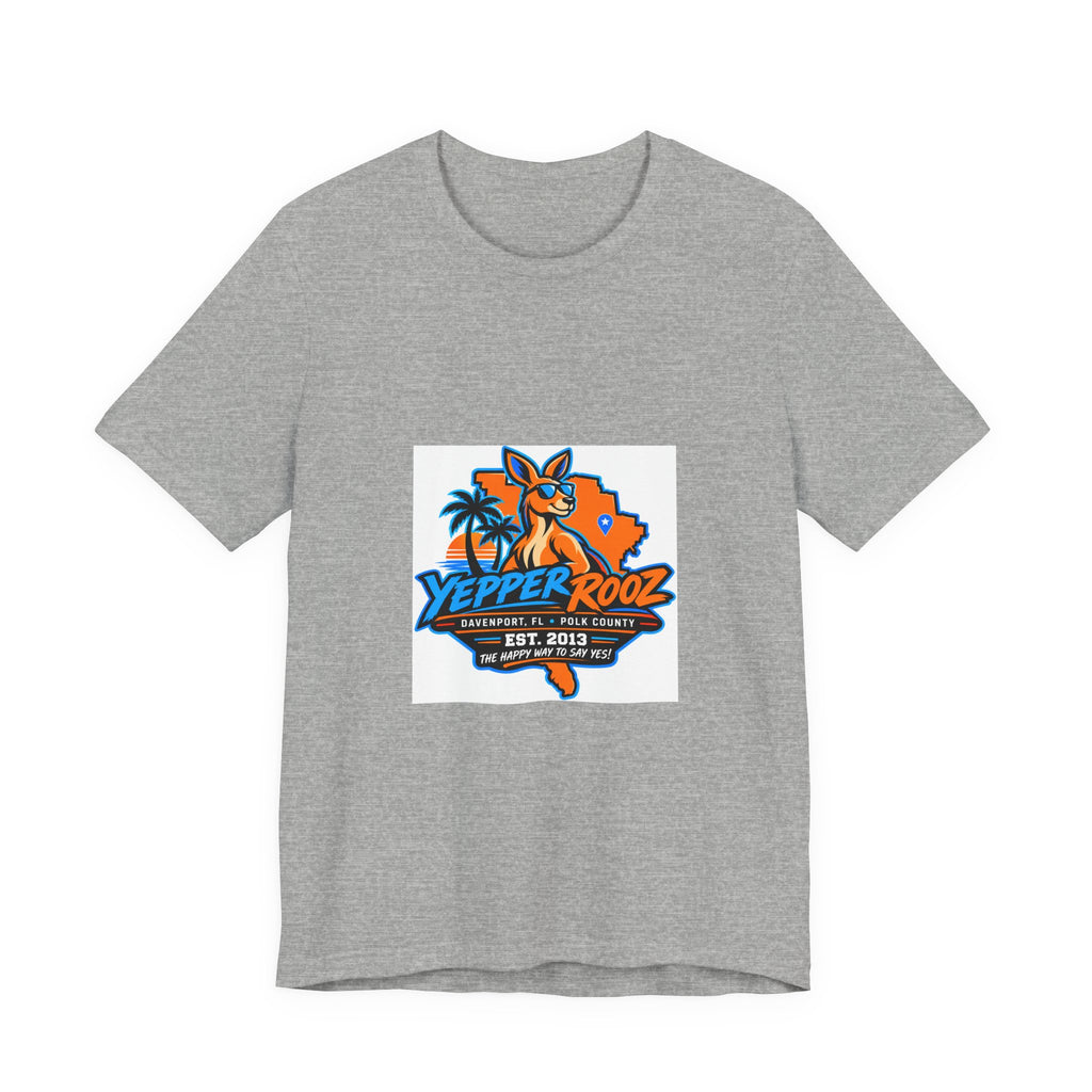 Yeppers Rooz Florida Surf Logo T-Shirt — Retro Beach Palm Tee
