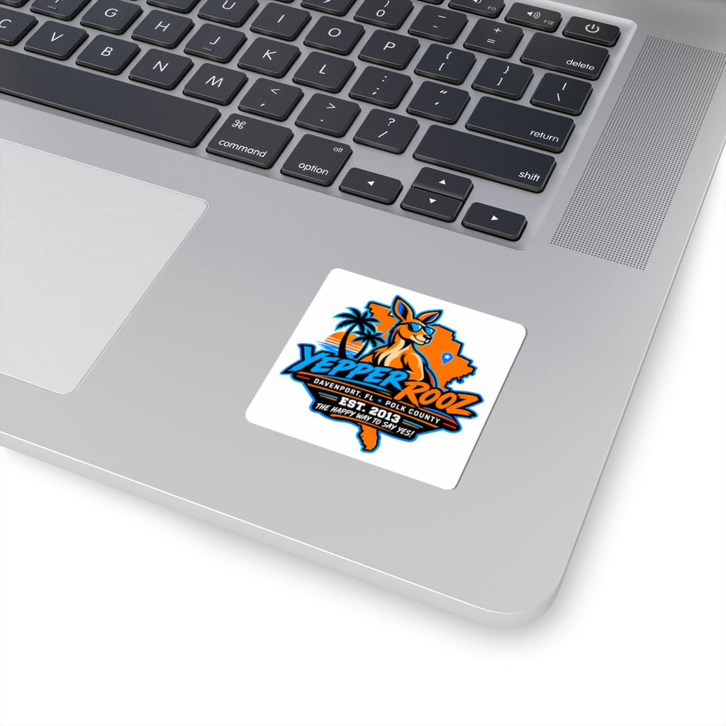 Yeppers Rooz Florida Logo Kiss-Cut Sticker — Davenport, FL Polk County Souvenir